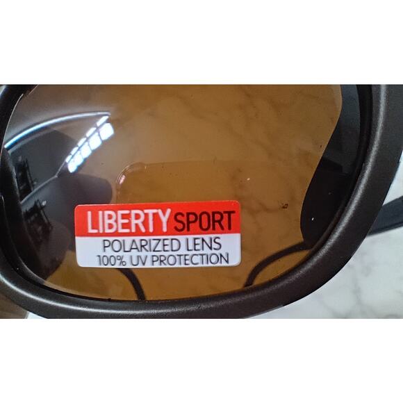 NEW Liberty Sport Men's REEF Matte Brown Polarized Sunglasses - Picture 2 of 9